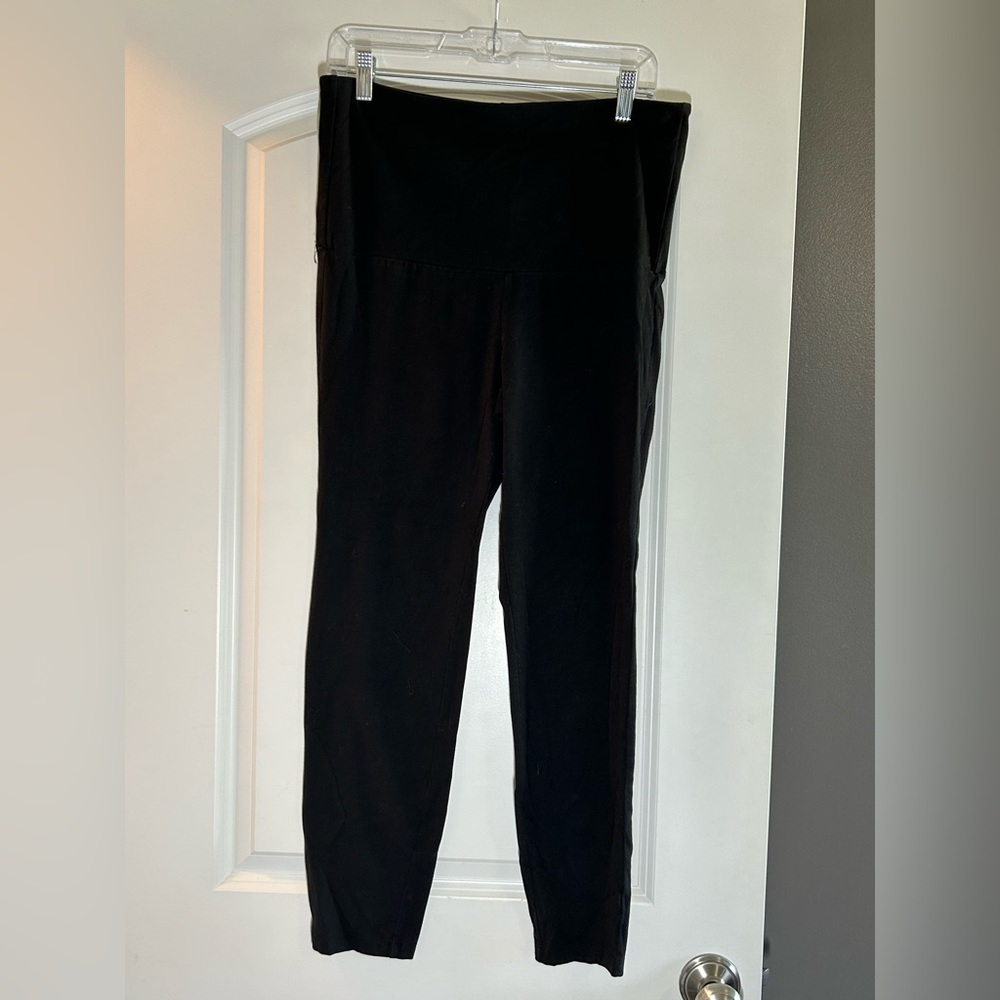 518 Black Maternity Leggings Size XL